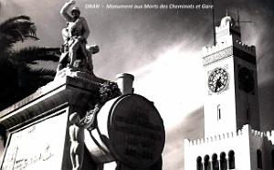 Oran - Gare- Monument aux Morts